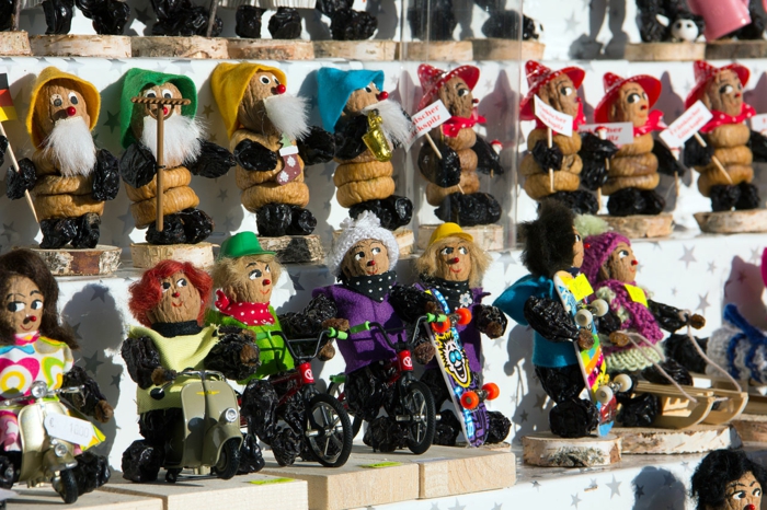 figurines à partir de pruneaux Zwetschgenmännle les plus beaux marchés de noël