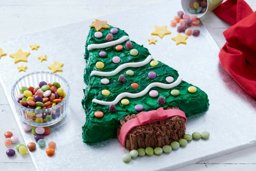 gâteau sapin de noël