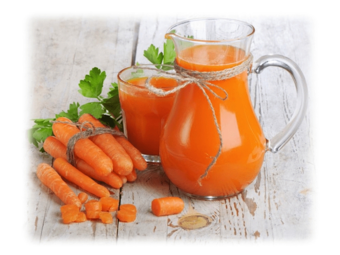 jus de carotte favorise la santé mentale