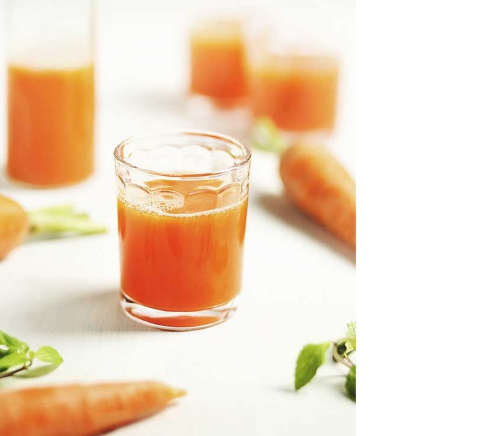 jus de carotte anti-oxydants et béta-carotènes