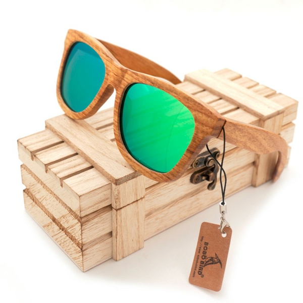 cadeau zéro déchet lunettes de soleil en bois