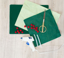 Guirlande origami DIY : idée et tutoriel pour bricoler une décoration en feutrine (4)