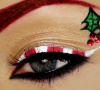 Maquillage Noël : 20 idées pour rendre la fête sublime (1)