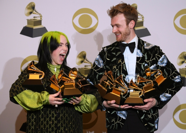 Grammy Awards 2020 billie eilish et son frère