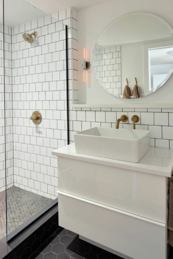carrelage salle de bain 2020 carreaux métro couleur blanche