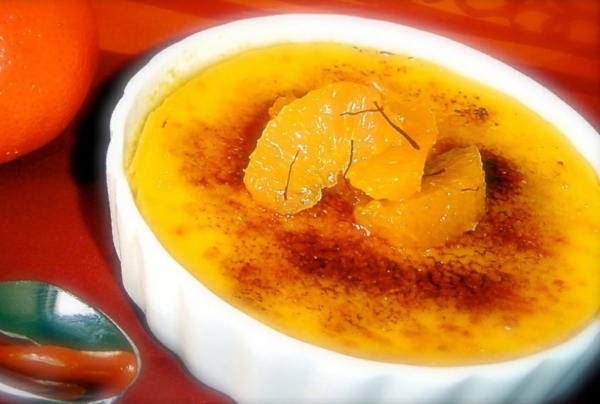 recette crème brûlée à la mandarine