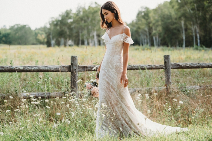 robe de mariée recyclée idée pour mariage écolo