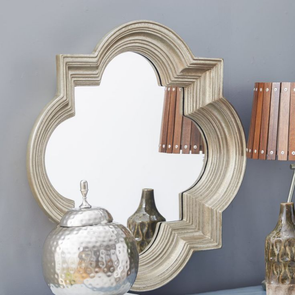 miroir décoratif mural cadre concave