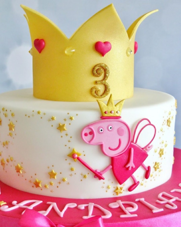 gâteau peppa pig pour anniversaire fille