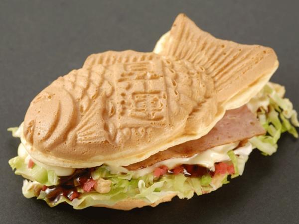 préparer les gaufres japonaises taiyaki sandwich