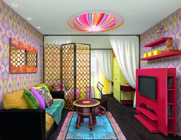 la chambre à coucher meubles en couleurs 