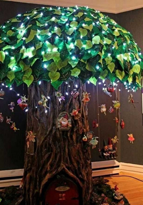 éclairage de jardin DIY un arbre artificiel 