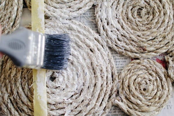 fabriquer un tapis en corde étape 7-1