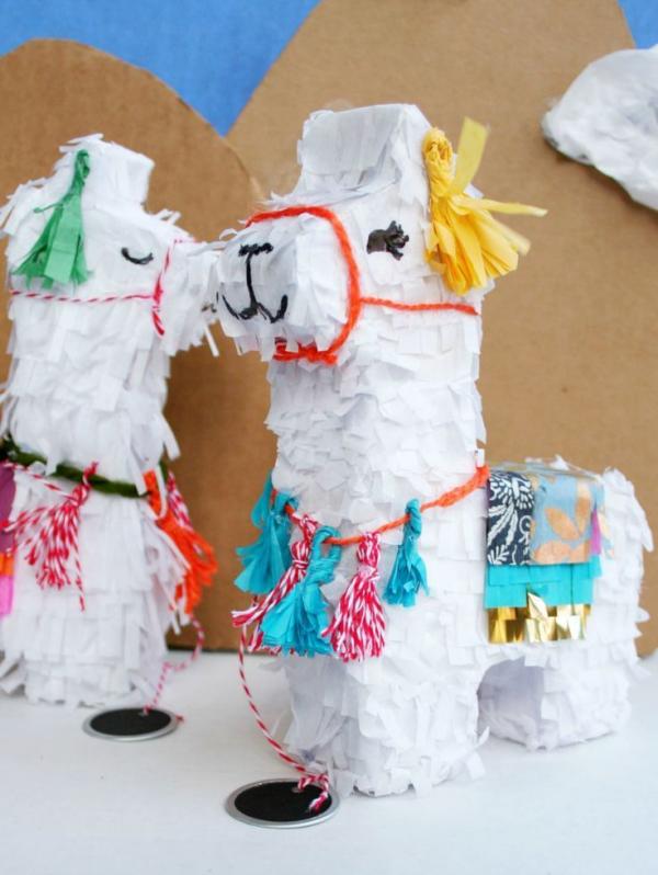 fabriquer une piñata lama