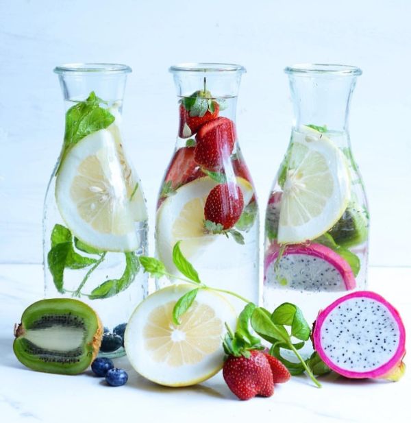 préparation facile eau infusée aux fruits