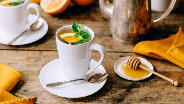 recette thé à la menthe orange ou citron 